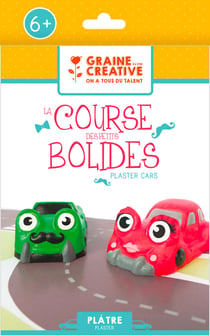 Kit créatif pour enfant Plâtre les petits bolides