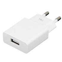 Chargeur USB Secteur Universel 2.1A + Câble USB type C Charge & Synchro Blanc