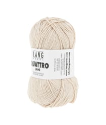 Fil à tricoter de coton QUATTRO LAME - Lang Yarns 02 Ecru