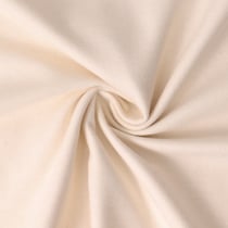 Tissu Flanelle de Coton Jasmine uni Ecru