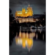 Tableau sur toile cathédrale Saint-Étienne de Metz 65x97 cm