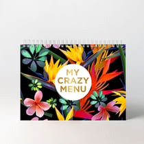 Planificateur de Repas Tropical Black