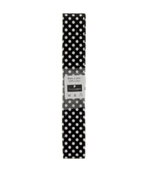 Biais en coton motif Pois 1,5m x 20mm - Passion Rubans Noir