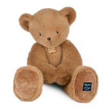 Ours en peluche Clémentin Marron Miel – 60 cm – Histoire D'Ours