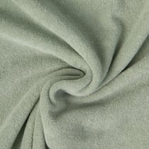 Tissu Jersey Velours Eponge Lua uni Vert amande