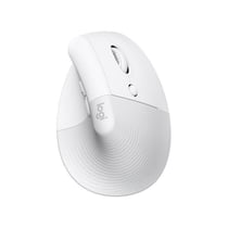Souris ergonomique sans fil Logitech Lift pour Mac - Blanc