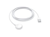 Apple Câble de Charge Magnétique MagSafe pour Apple Watch vers USB-A 2m Blanc
