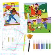 Kit créatif enfant Sable 3 tableaux Filles