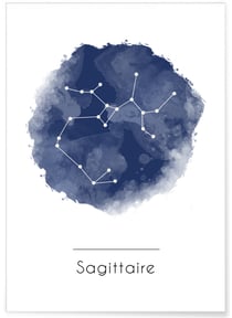 Affiche Sagittaire | A3 : 29,7x42cm