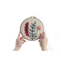 Graine Créative - Kit Punch Needle Vegetal Ø 20 cm