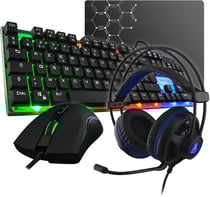 Combo gaming GALIUM G-Lab clavier souris casque et tapis