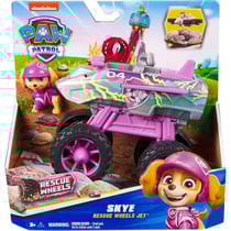 Coffret pat patrouille rescue wheels : tout terrain transformable en avion + stella - vehicule - figurine chien - paw patrol - spin master