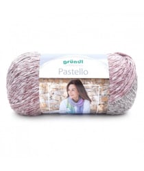 Fil à tricoter multicolore PASTELLO - Gründl - certifié Oeko-Tex 4 Gris