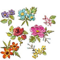 Matrices de découpe - Mini fleurs - 14 dies Thinlits - Tim Holtz - Sizzix