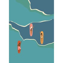 Tableau sur toile surf 45x65 cm