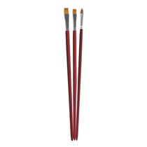 Set de pinceaux "Art" assortis, FSC 100, Synthétique, tige longue, 3 pces