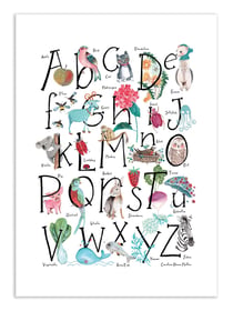Affiche 50 x 70 cm -  ABC illustration - Caroline Bonne Muller