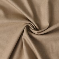 Tissu Gabardine extensible Bambou recyclé Aelys uni Camel