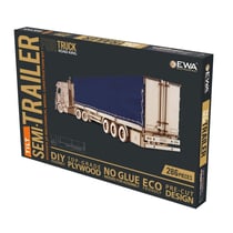 Graine Créative - Maquette en bois 3D Remorque de Camion