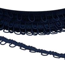 Galon ganse élastique 17mm bleu marine au mètre