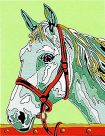 Kit canevas Cheval 20x25cm