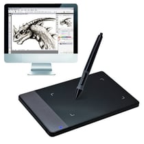 Tablette Graphique Windows Mac Os X Palette Dessin 4000 Lpi 200 Rps Stylet Noir YONIS