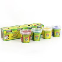 Boîte de 4 pots de pâte à modeler naturelle - 150 g x 4