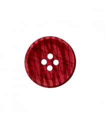 Bouton bois rayé 4 trous 12 à 25mm - Prym 12mm Bordeaux