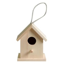 2 nichoirs en bois à suspendre 13 x 10 x 8,3 cm