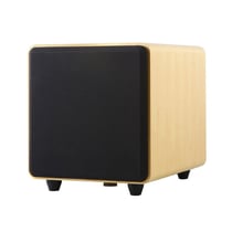Barre De Son Bluetooth 50W 3D Surround Avec Subwoofer Bois Jaune YONIS