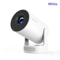 projecteur portable android HD 720p LED avec bluetooth & correction automatique - HY300 Pro New -White