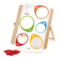 Jeu d'adresse – lancer de sacs sur cible en bois – Viga