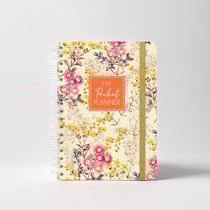 Agenda Semainier Pocket Non Daté Yellow Bloom