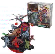 Jurassic World Shaky Volcano - EPOCH Games - Rouge