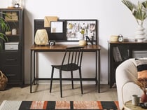 Bureau Panneau de particules de bois Noir VINCE - Beliani