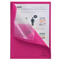 Paquet de 100 chemises à fenetre Forever - 22x31cm - Fuchsia - x 4 - Exacompta