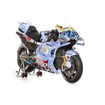Moto miniature - Maisto - Ducati Desmosedici GP25 - MotoGP - Bleu clair - 1/18