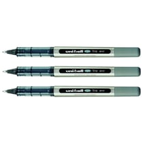 Lot de 3 rollers encre liquide UNI-BALL EYE UB157, pointe moyenne 0,7 mm, noir