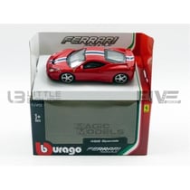 Voiture miniature de collection - FERRARI - 458 Speciale (2015) - Échelle 1/43 - Rouge/Bleu/Blanc