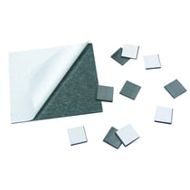 Feuille magnétique, 15x15x2mm, autocollant, 10 pces