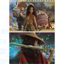 Puzzle en bois disney princesse : raya et le dernier dragon 2 x 50 pièces - educa - 18879