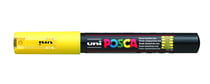 Lot de 12 marqueurs peinture pointe conique extra-fine 0,7-1 mm - POSCA - Jaune