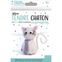 Kit pompon Activités manuelles Chaton