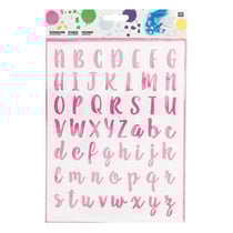 Pochoirs - Ecriture cursive