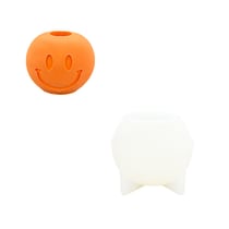 Moule en silicone 9,5 cm x 7,5 cm - Bougeoir smiley