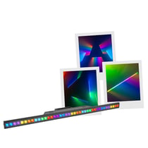 BoomToneDJ Beam Bar Barre LED Beam 40 pixels RGB 3 W, contrôle DMX étendu, chenillards intégrés, détection musicale et programmes automatiques.