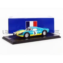 Voiture Miniature de Collection - SPARK 1/43 - PORSCHE 904 GTS - Blanc - Winner Rallye Elbeuf 1967