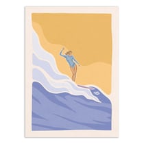 Affiche 30x40 cm - Surf on a cloud - Art Rider