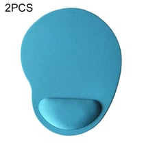 Tapis De Souris Gel Confortable Bleu Ciel Antidérapant Écologique 2 PCS Bleu Ciel YONIS