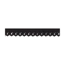 Bobine 25m élastique lingerie 12mm Noir 12mm